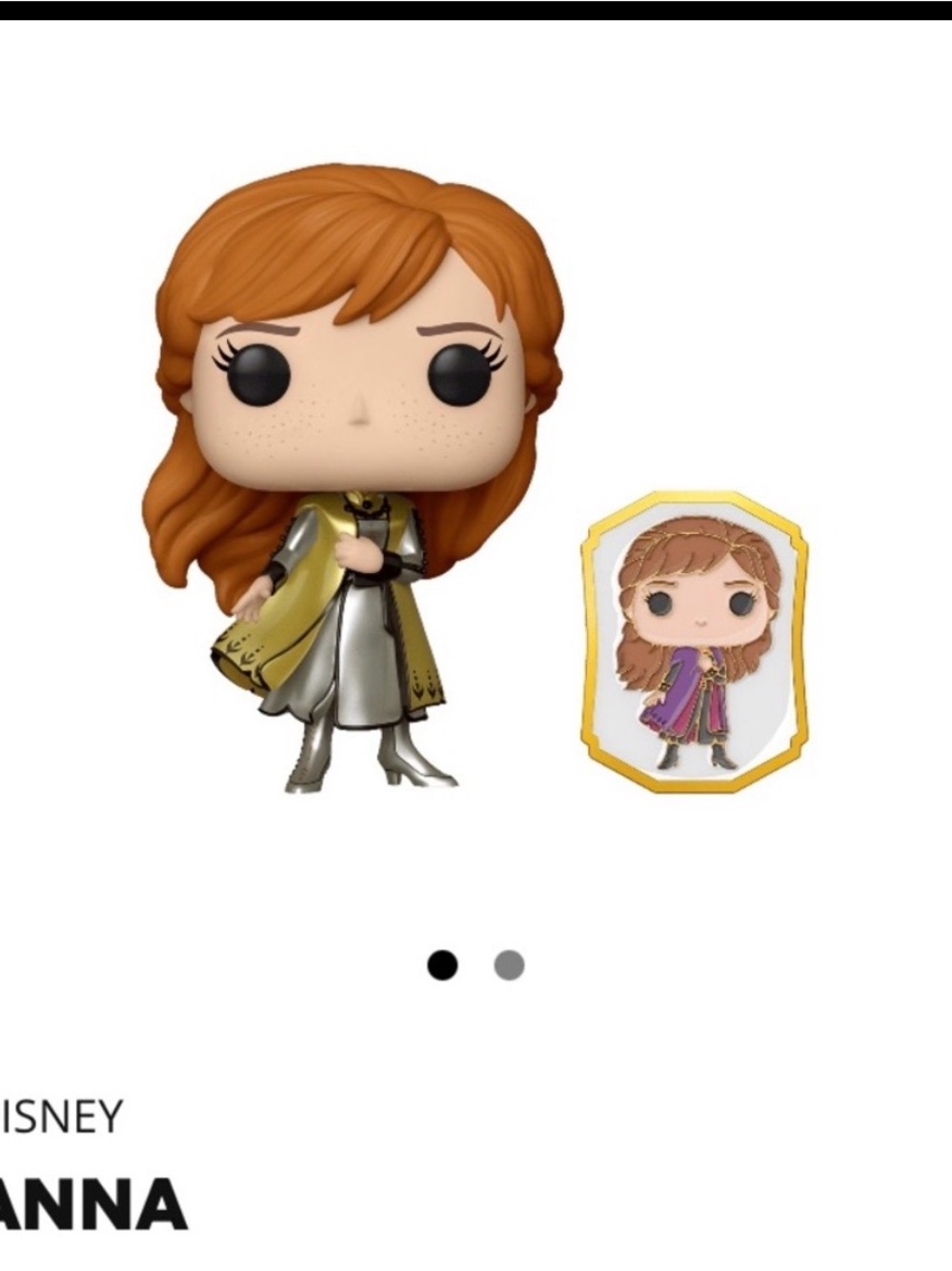 New Exclusive Disney’s Movie Frozen Princess Anna Funko Pop & Collectible Pin